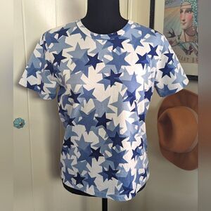 Pendleton Originals Star 100% Cotton T-Shirt Top sz SM EUC